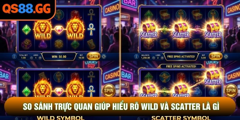 So sánh trực quan giúp hiểu rõ Wild và Scatter là gì